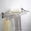 Towel Rack Shelf Chrome Towel Bar Rails Screw Wall Mounted Towel Holder in Bathroom